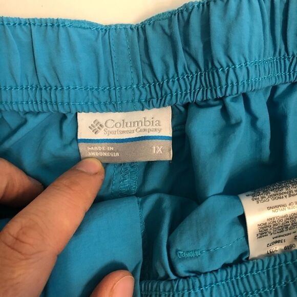 Men’s Columbia Board swim Shorts Aqua blue teal 1X - Picture 6 of 11